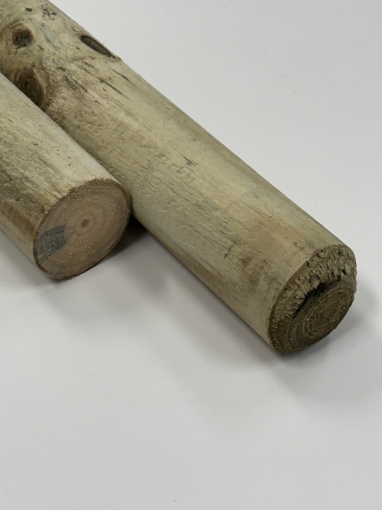 Vuren gekruind Ø 100 x 4000 mm verduurzaamd C