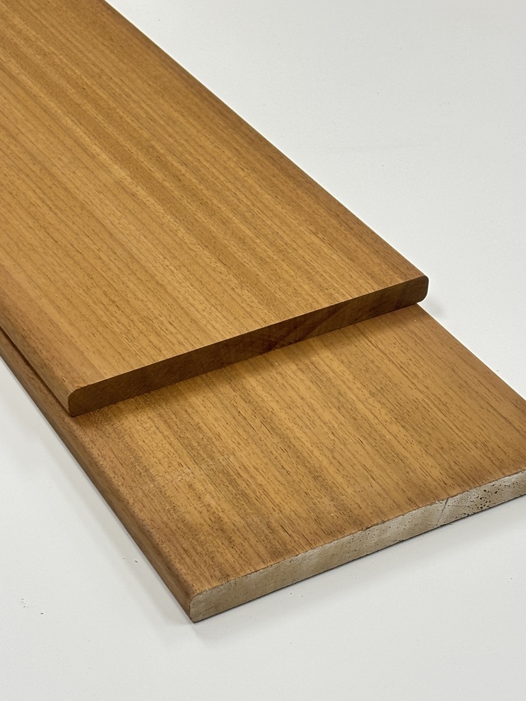 Thermo Ayous volhout boeiplank  20 x 250 x 5050 mm geschaafd