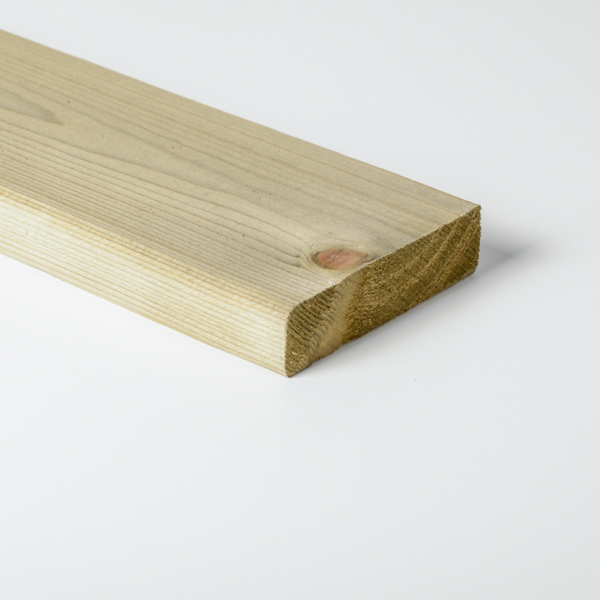 Vuren 19 x 145 x 3600 mm geschaafd 4RK verduurzaamd C